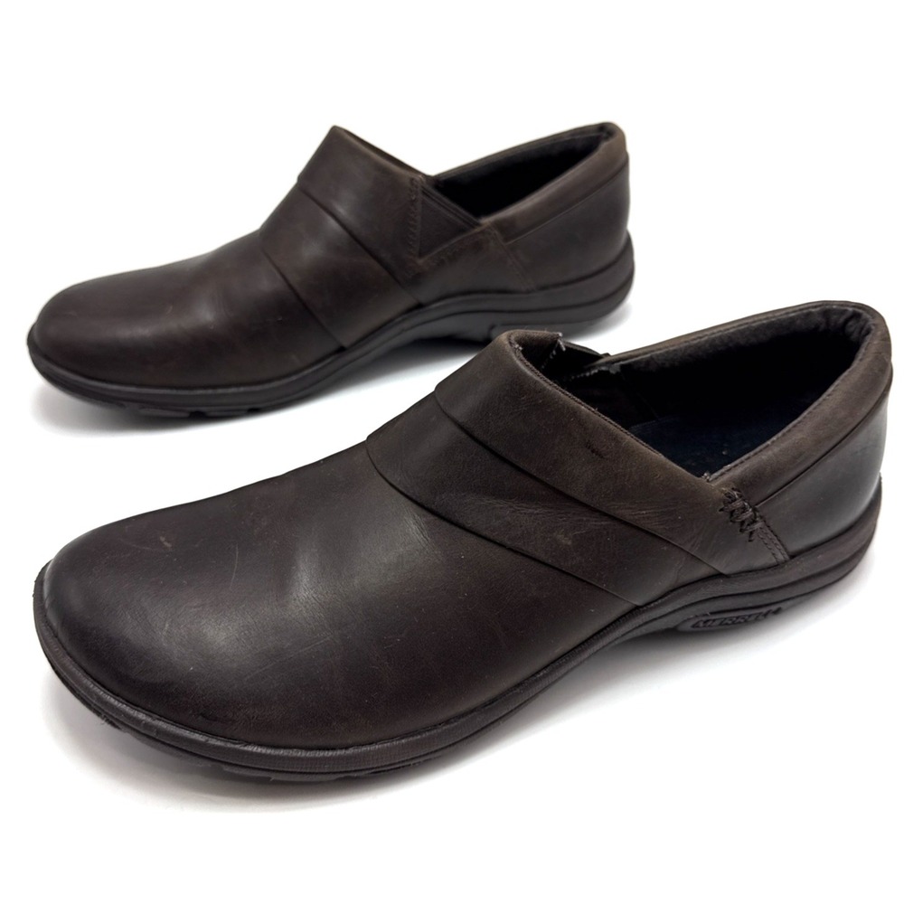 Merrell Dassie Stitch Slides Espresso Womens Size 8.5 Slip On
